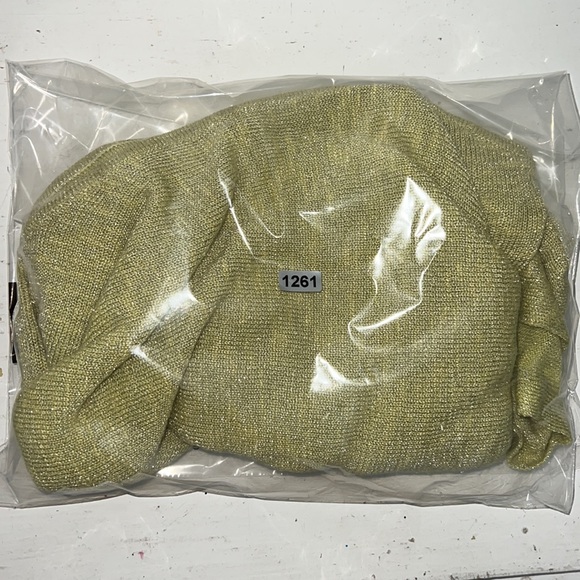 Anthropologie Alicia Shimmer Knit Pullover in Chartreuse - Picture 11 of 11